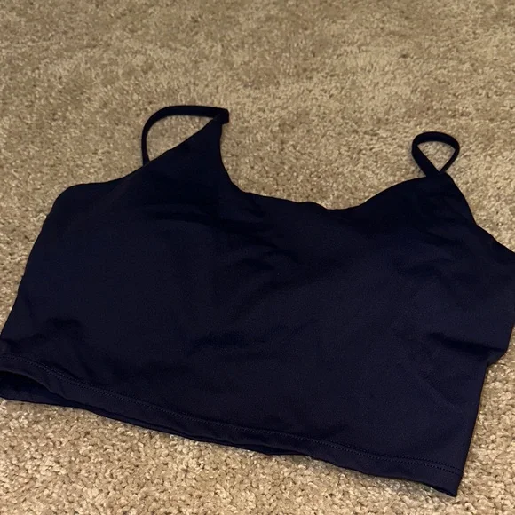 Halara Navy Blue Crop Top - Picture 2 of 5